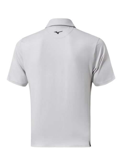 Mizuno Quick Dry Comp Polo Light Grey – Bild 2