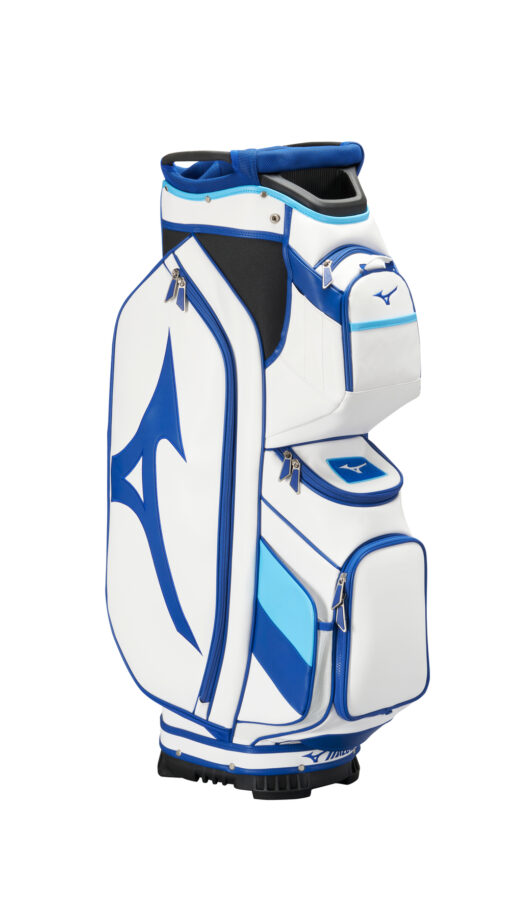 Mizuno Tour Cart Bag White/Blue – Bild 4