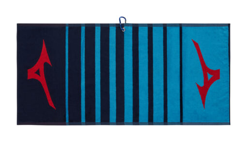 Mizuno RB Tour Towel Grey/Blue – Bild 2