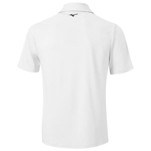 Mizuno Elite Print Polo White – Bild 2