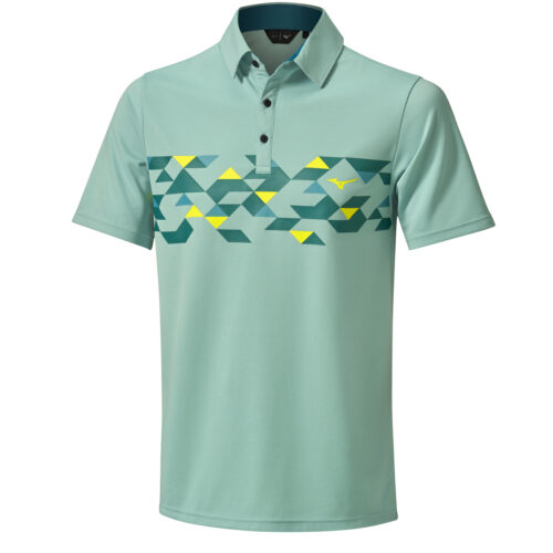 Mizuno Winter Checker Polo Shirt Thermo – Bild 3