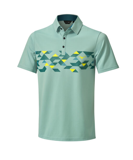 Mizuno Winter Checker Polo Shirt Thermo – Bild 3