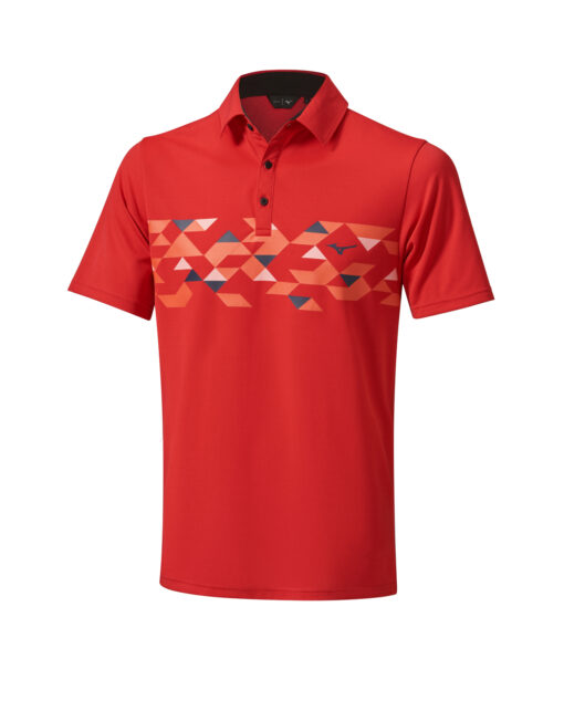 Mizuno Winter Checker Polo Shirt Thermo – Bild 2