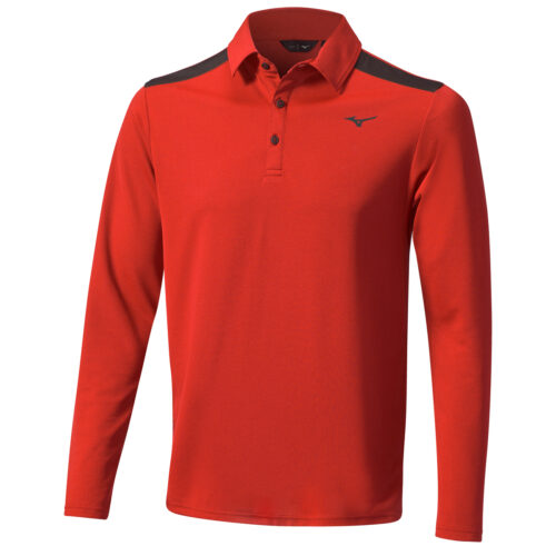 Mizuno Winter Elite L/S Polo Shirt – Bild 2