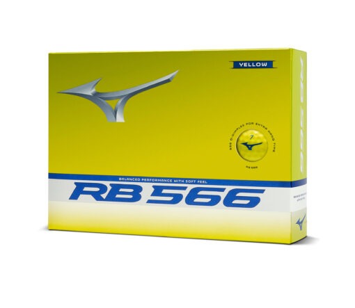 Mizuno RB566 Yellow  – 1 Dozen (12 golf balls)