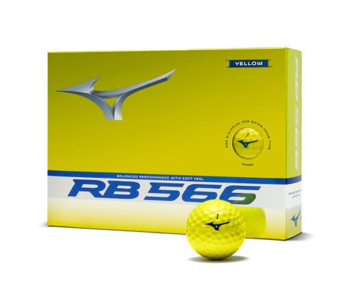 Mizuno RB566 Yellow  – 1 Dozen (12 golf balls) – Bild 4