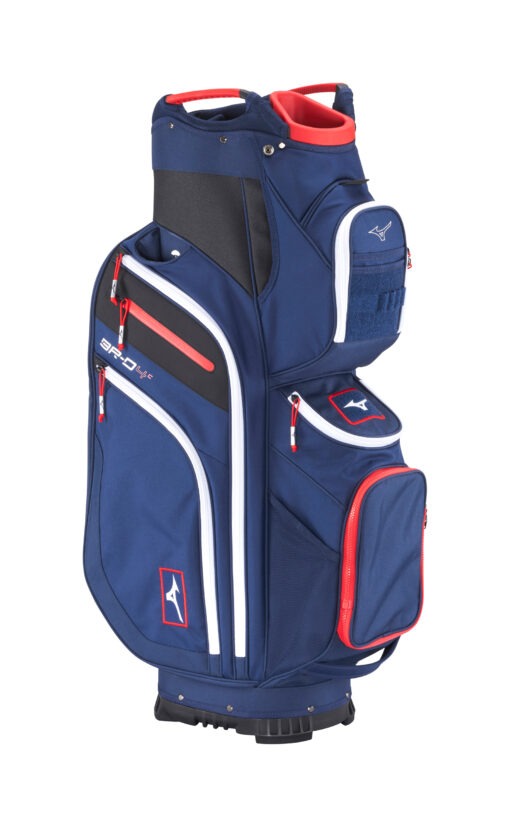 Mizuno BR-D4 Cart Bag Navy/Red – Bild 2