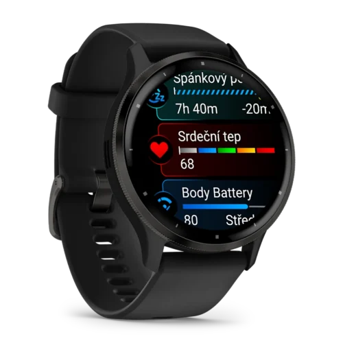 Garmin Venu® 3Slate/Black, Silicone band