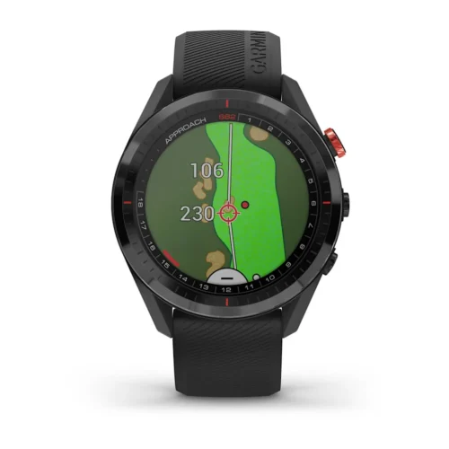 Approach® S62Black/Black Silicone Band