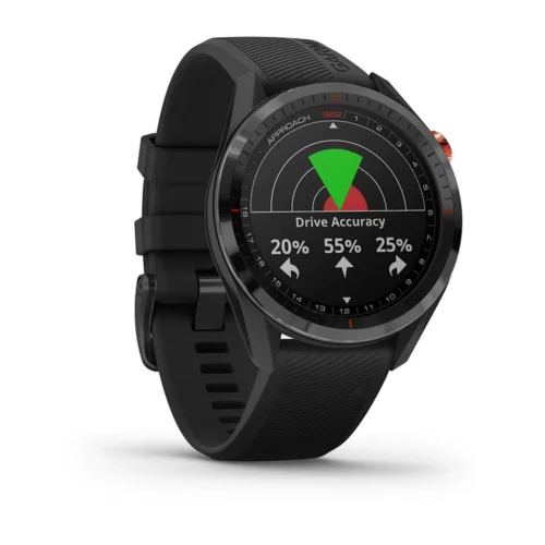 Approach® S62Black/Black Silicone Band