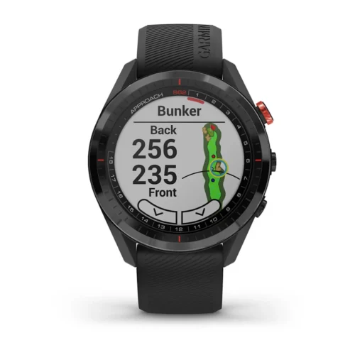 Approach® S62Black/Black Silicone Band