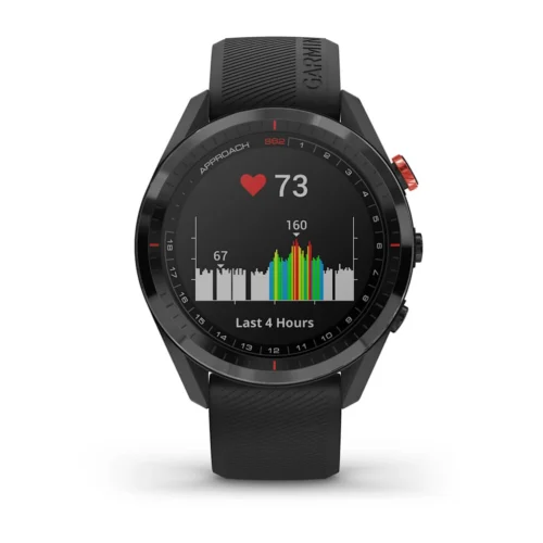 Approach® S62Black/Black Silicone Band