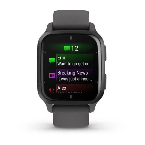 Garmin Venu® Sq 2Slate / Shadow Grey silicone band