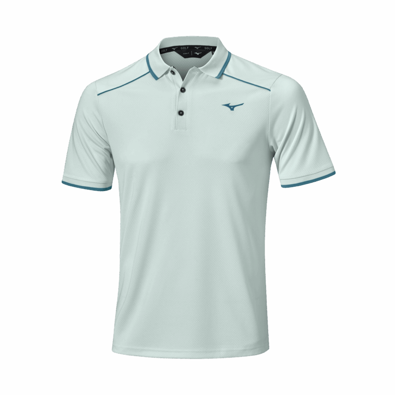 Mizuno Rib Knitted Short Sleeve Polo