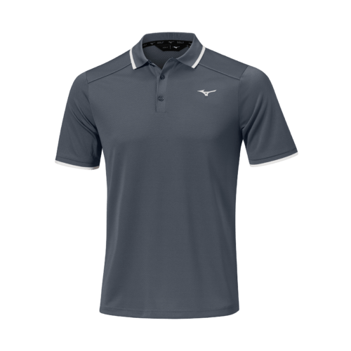 Mizuno Rib Knitted Short Sleeve Polo